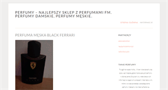 Desktop Screenshot of perfumy.bigseo.pl